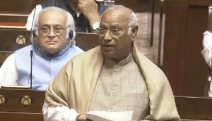 Mallikarjun Kharge in Rajya Sabha