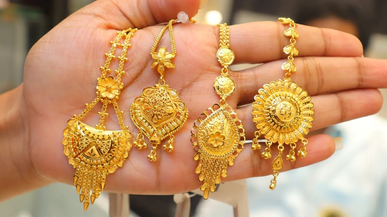 Gold Maang Tikka Designs( Source: Social Media)