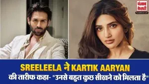 Sreeleela on Kartik Aaryan( Source: Social Media)