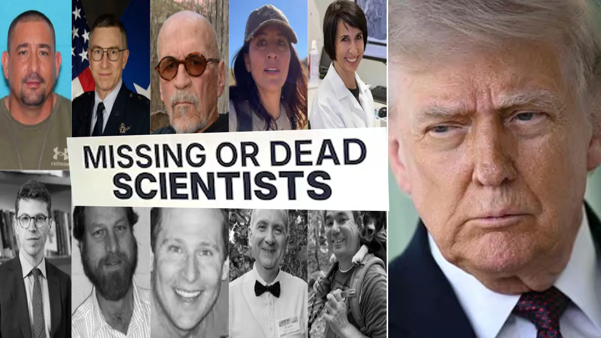 America Top 10 Scientists Missing Or Dead