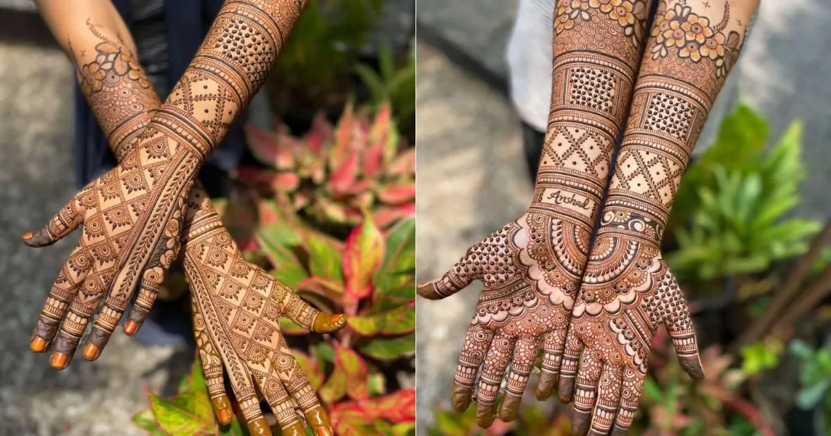 Jewellery Style Mehndi Design( Source: Social Media)