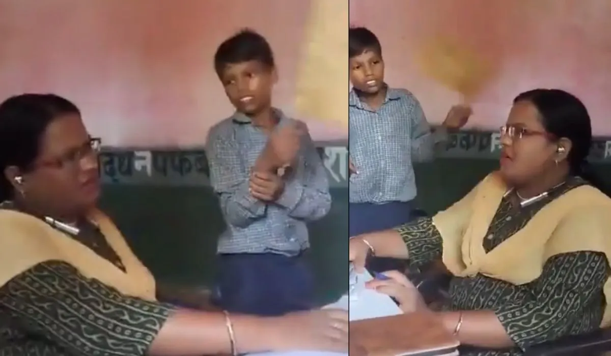 Government School Teacher Viral Video: Viral video