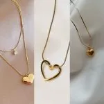 Latest Heart Pendant Necklace Designs