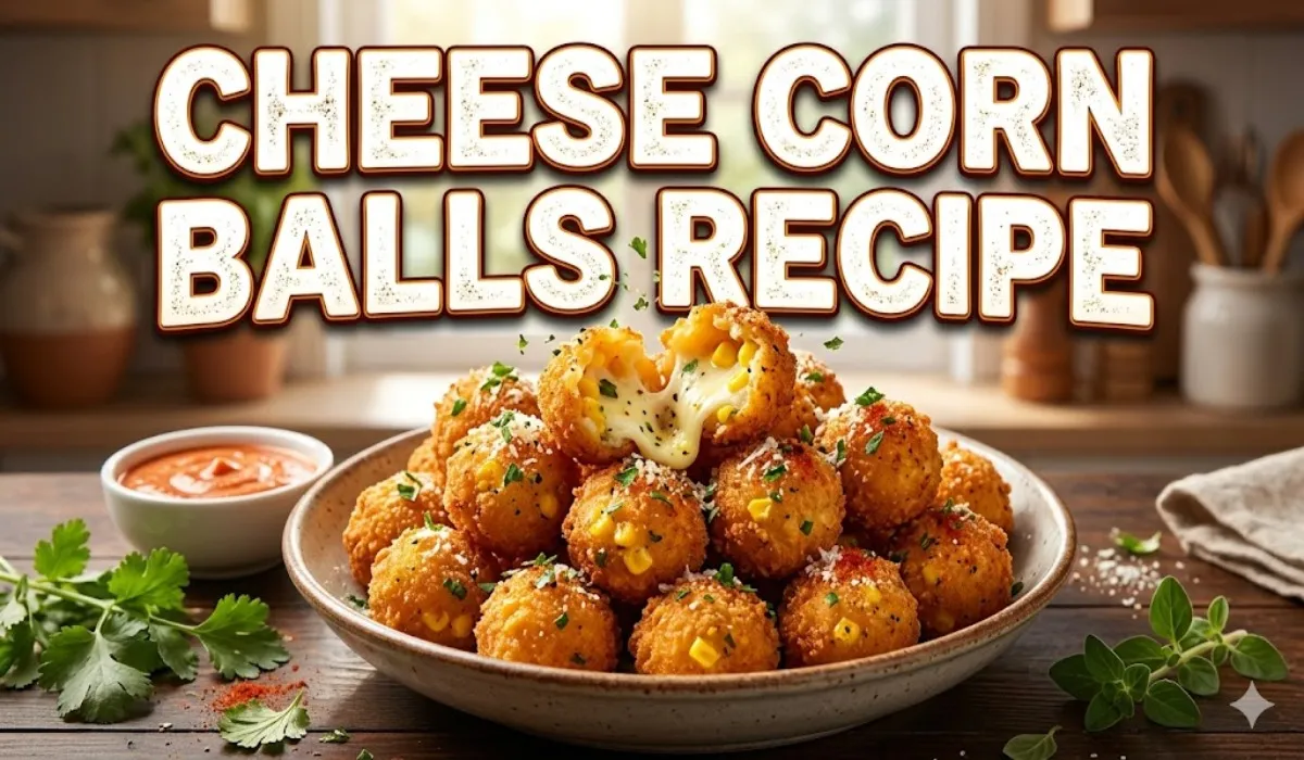 Cheese Corn Balls Recipe