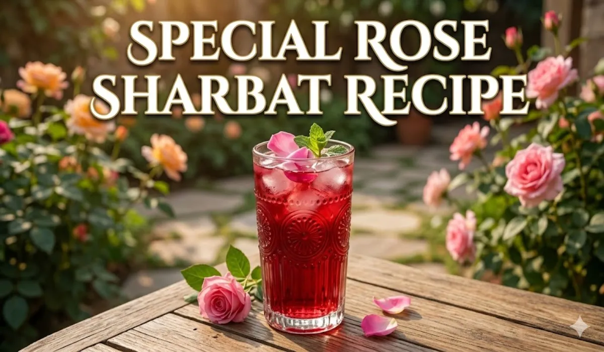 Special Rose Sharbat Recipe