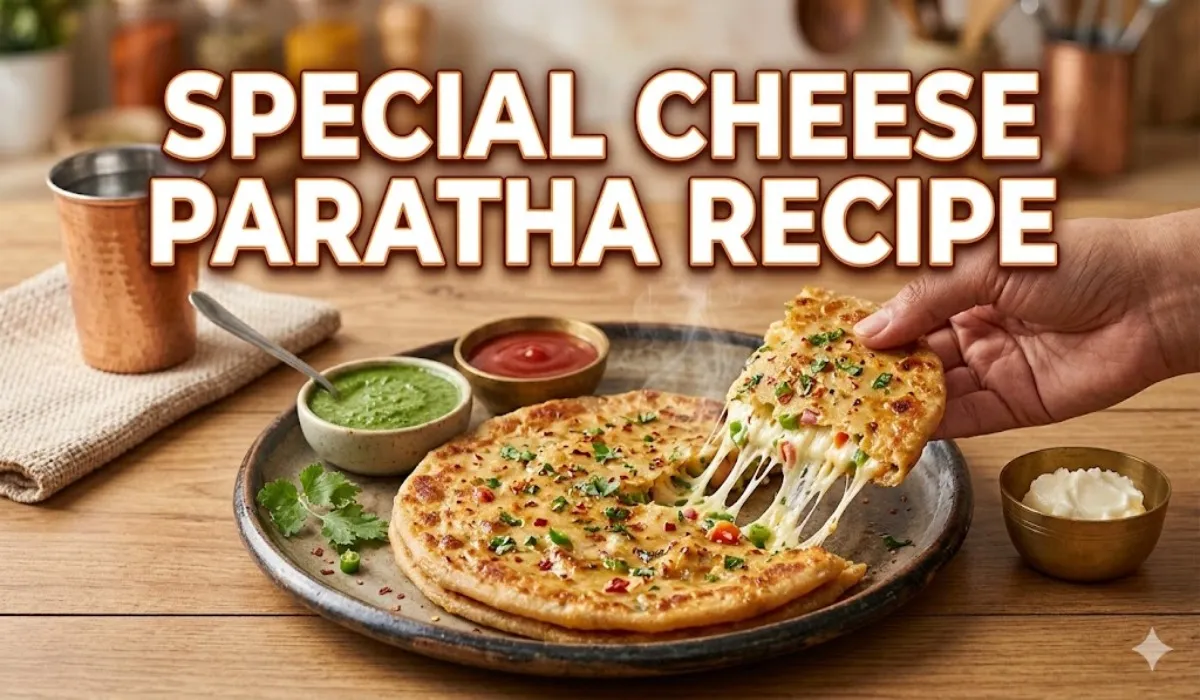 Special Cheese Paratha Recipe