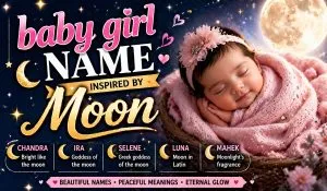 Baby Girl Name Inspired by Moon