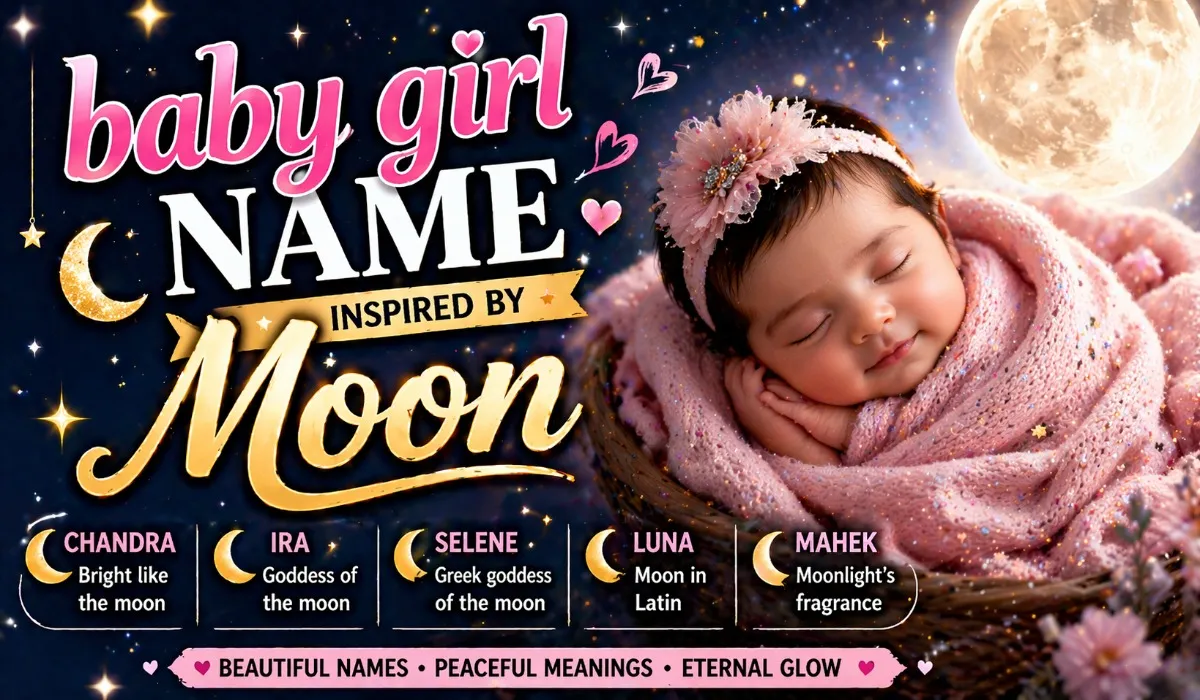 Baby Girl Name Inspired by Moon