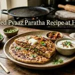 Stuffed Pyaaz Paratha Recipe at Home