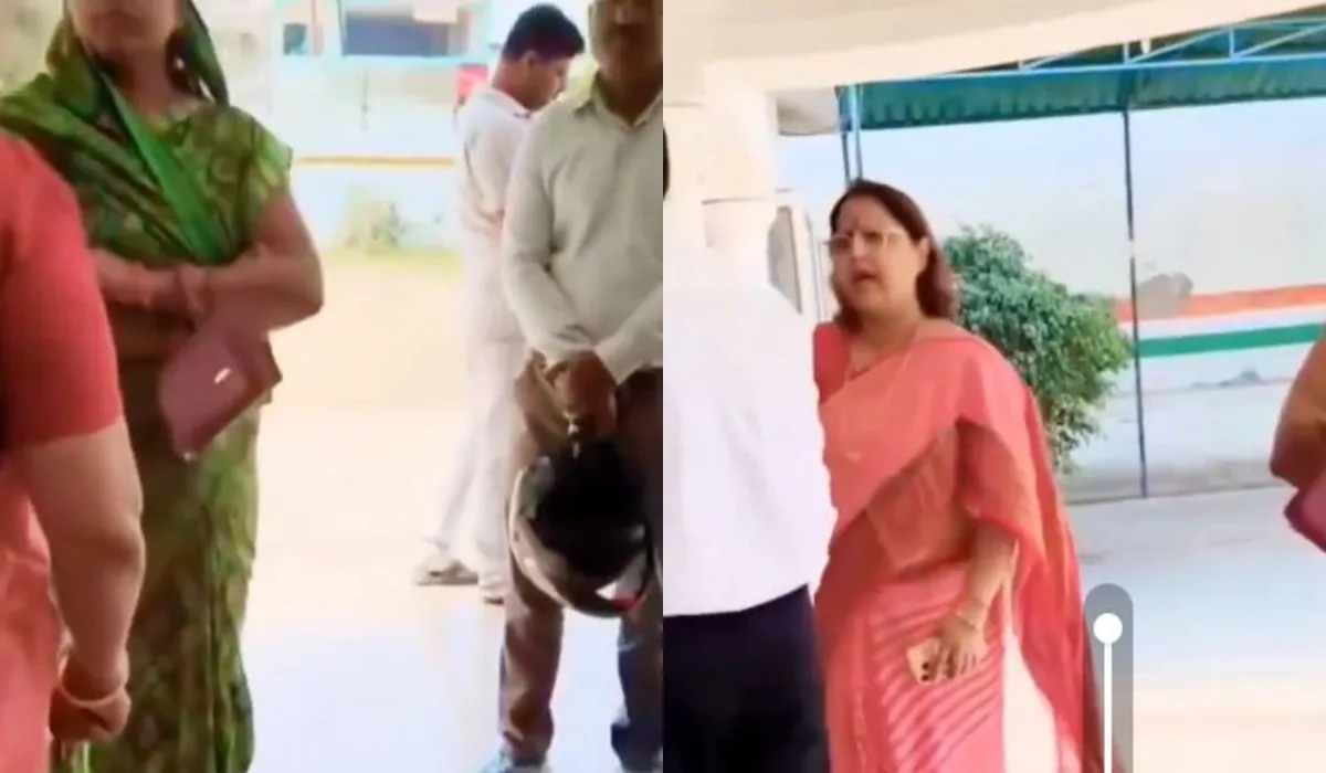 UP Principal School Controversy Viral Video
