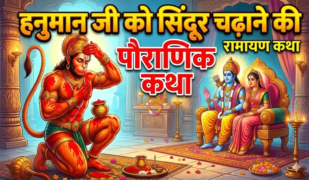 Hanuman and Sita Sindoor Story