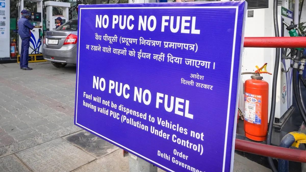 Delhi No PUC No Fuel