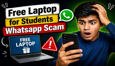 Free Laptop for Students Whatsapp Scam