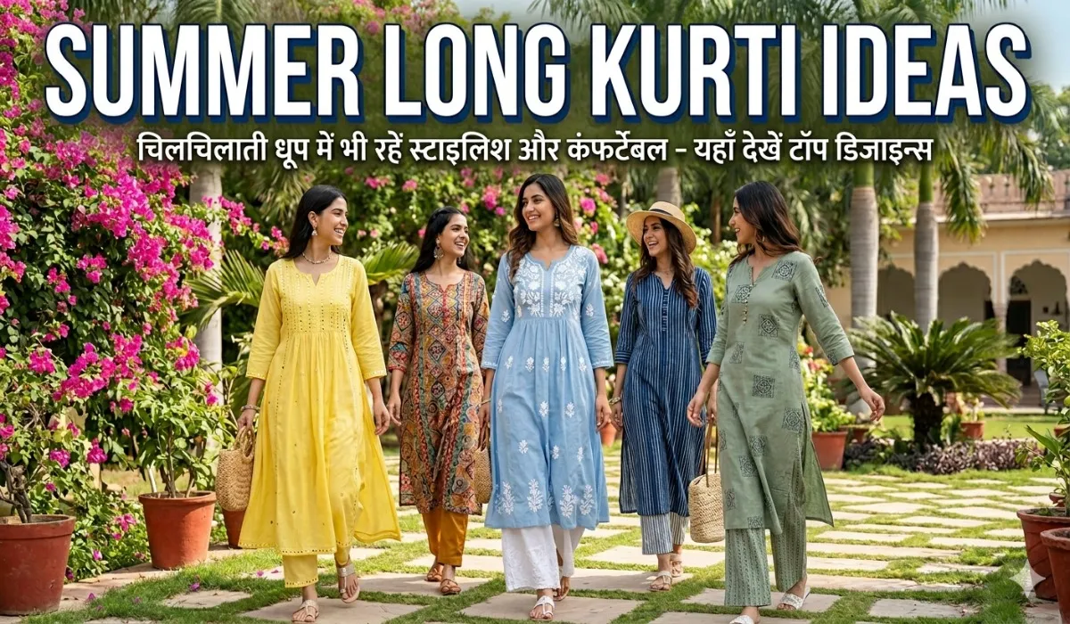 Summer Long Kurti Ideas