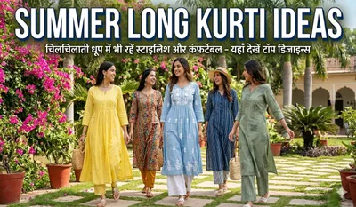 Summer Long Kurti Ideas