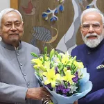 PM Modi Welcomes Nitish Kumar in Rajya Sabha