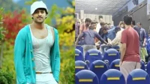 Prabhas Fans Theatre Fight