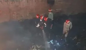 Rohini Fire in Slums