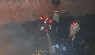 Rohini Fire in Slums