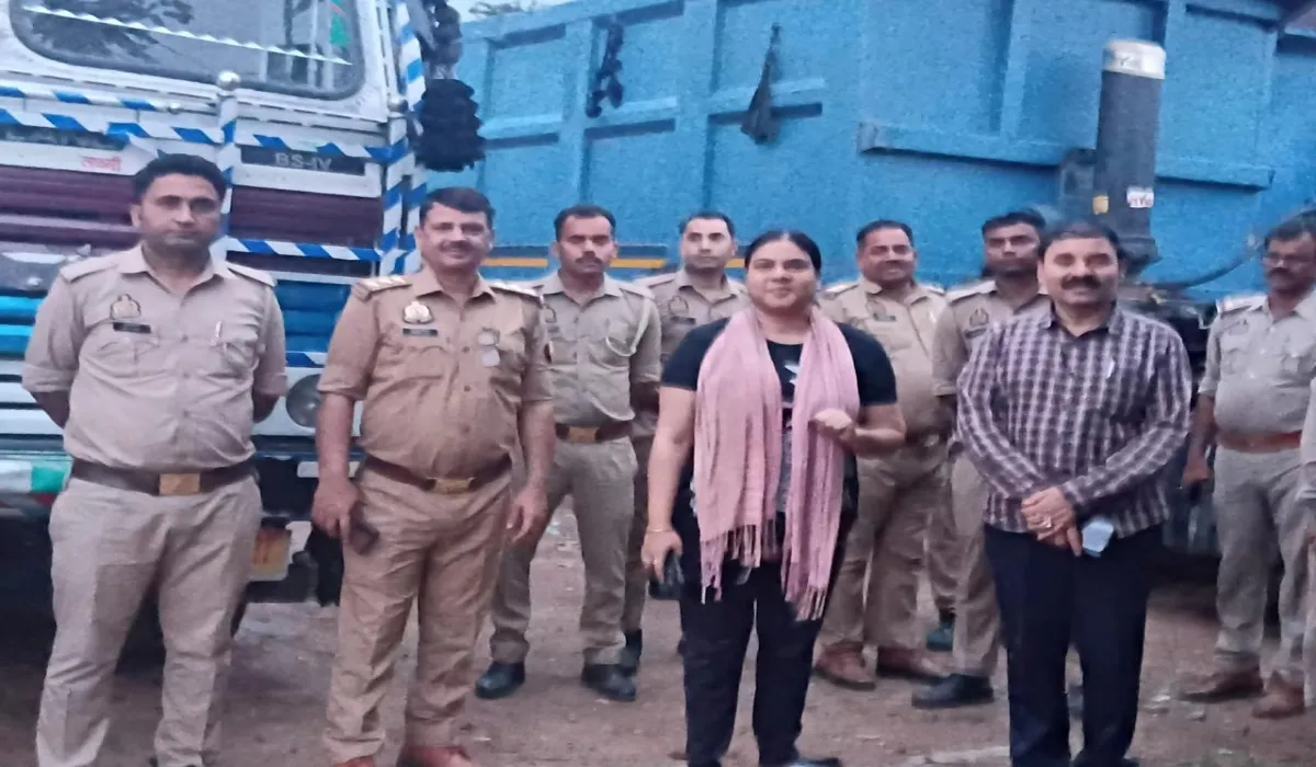 Sidhauli Overloaded Truck Action