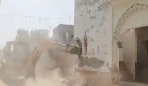 Sambhal Bulldozer Action