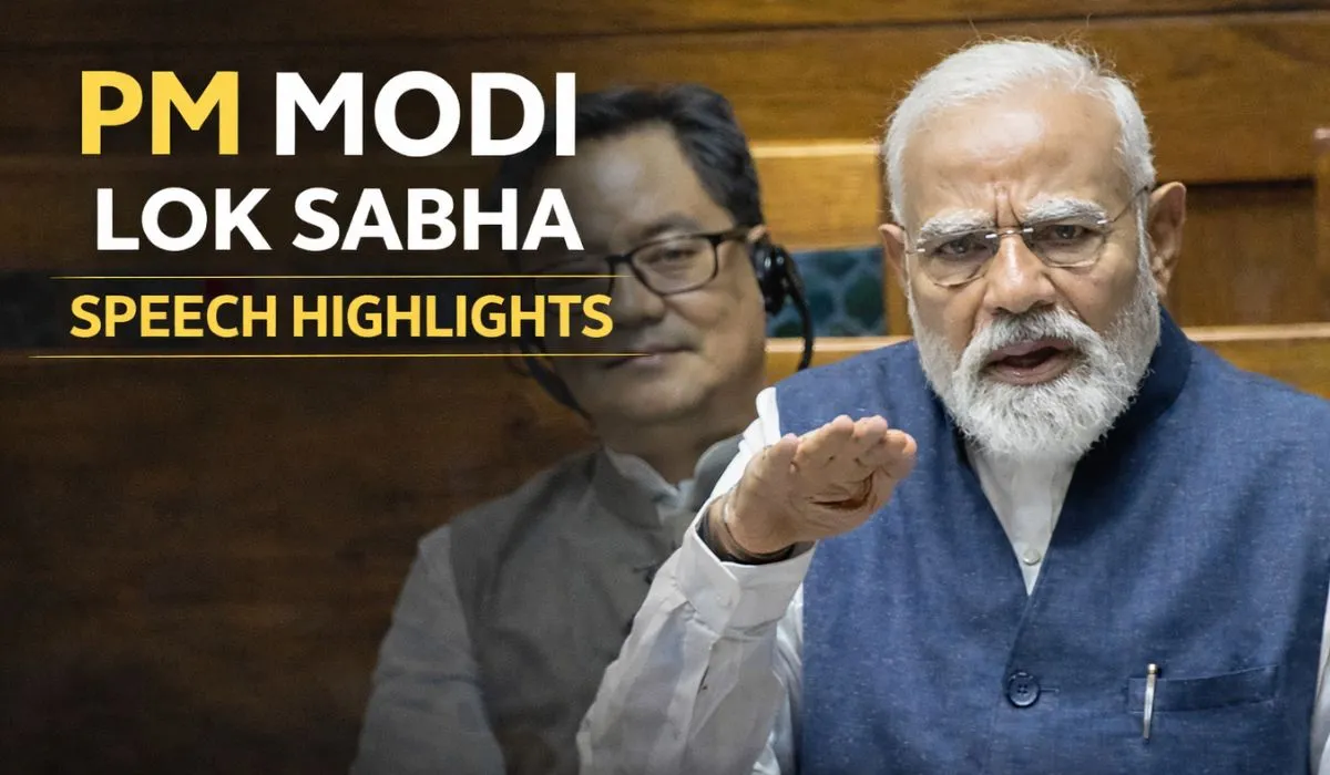 परिसीमन से लेकर महिला आरक्षण पर चर्चा,  विपक्ष को जमकर लगाई लताड़! पढ़ें संसद में PM मोदी के संबोधन की  बड़ी बातें