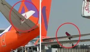 Delhi IGI Airport Aircraft Collision
