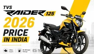 TVS Raider 125 2026 Price in India