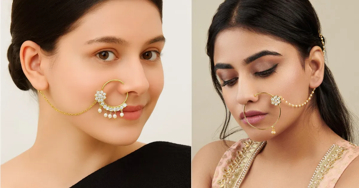 Bridal Nath Chain Designs( Source: Social Media)