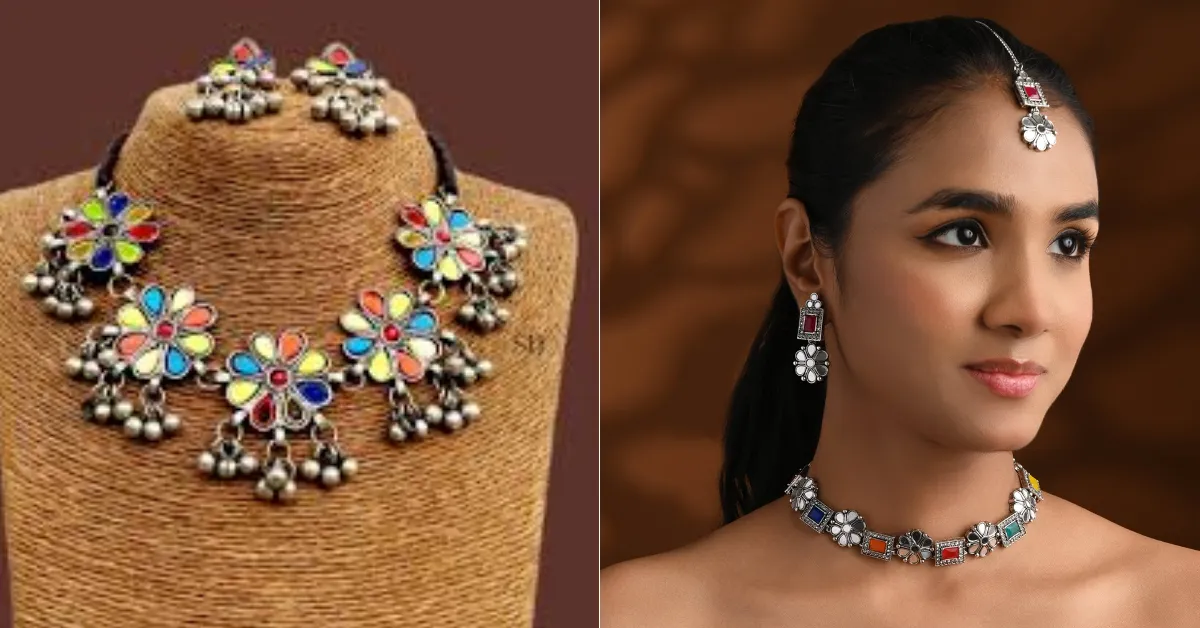 Oxidised Choker Designs( Source: Social Media)