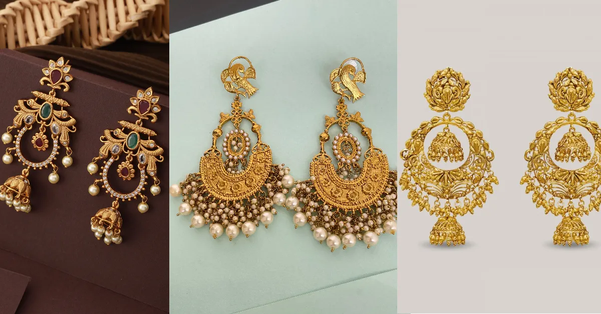 Gold Jhumki Designs