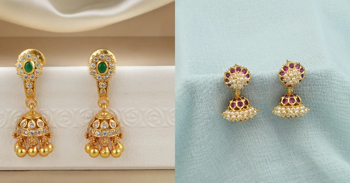Small Jhumka Designs For Daily Wear( Source: Social Media)