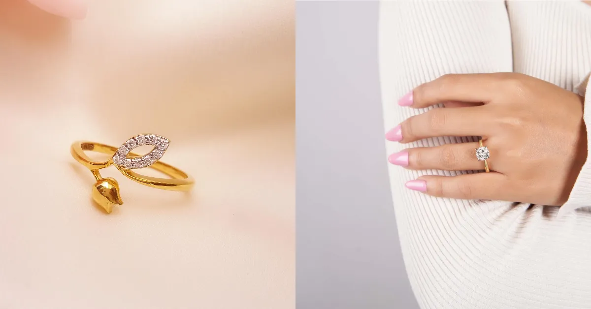 5 Gram Diamond Ring Design For Female