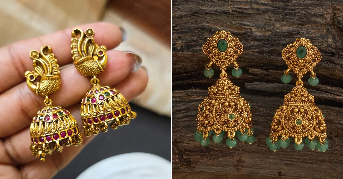 10 Gram Gold Jhumka Designs( Source: Social Media)
