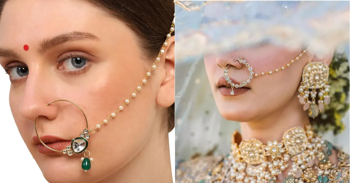 Bridal Nath Chain Designs( Source: Social Media)