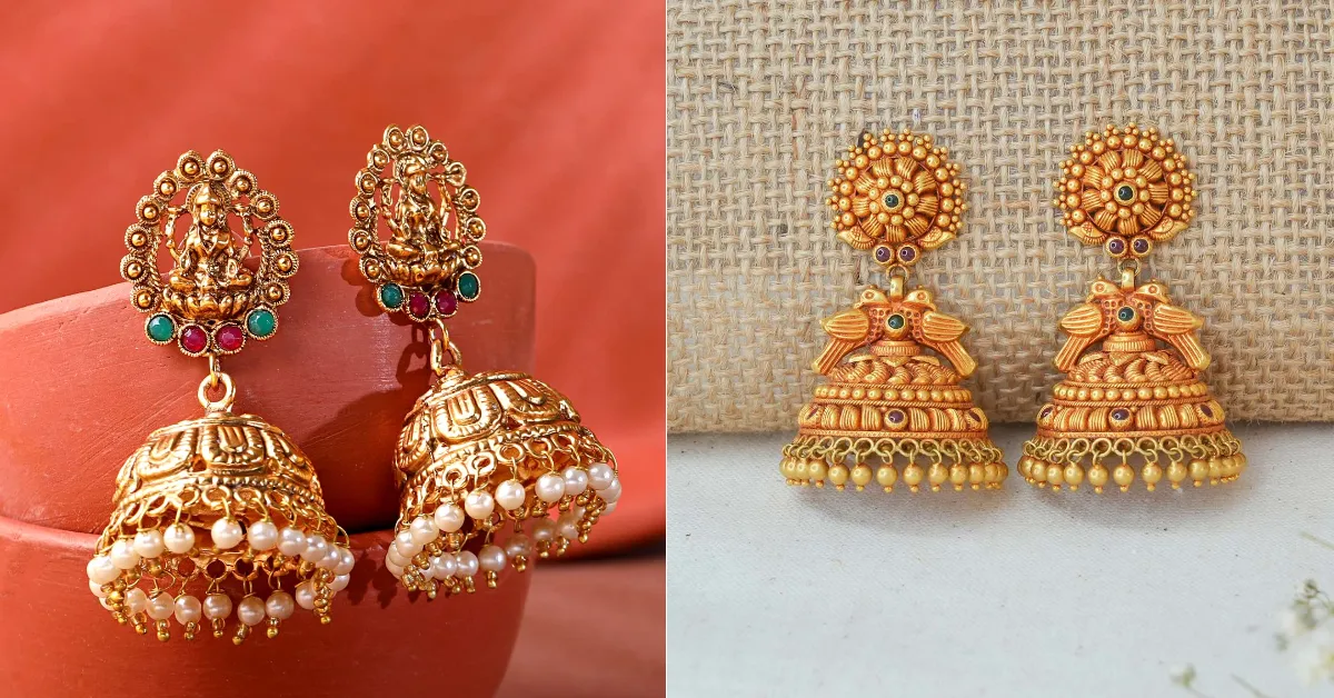 10 Gram Gold Jhumka Designs