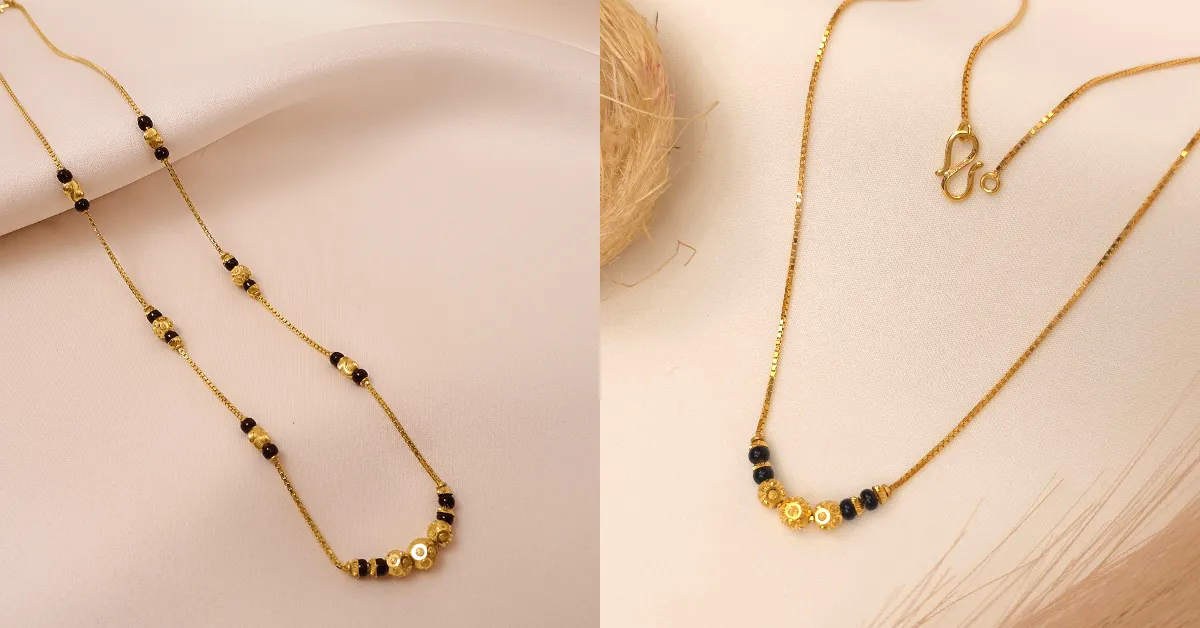 Small Gold Mangalsutra Designs