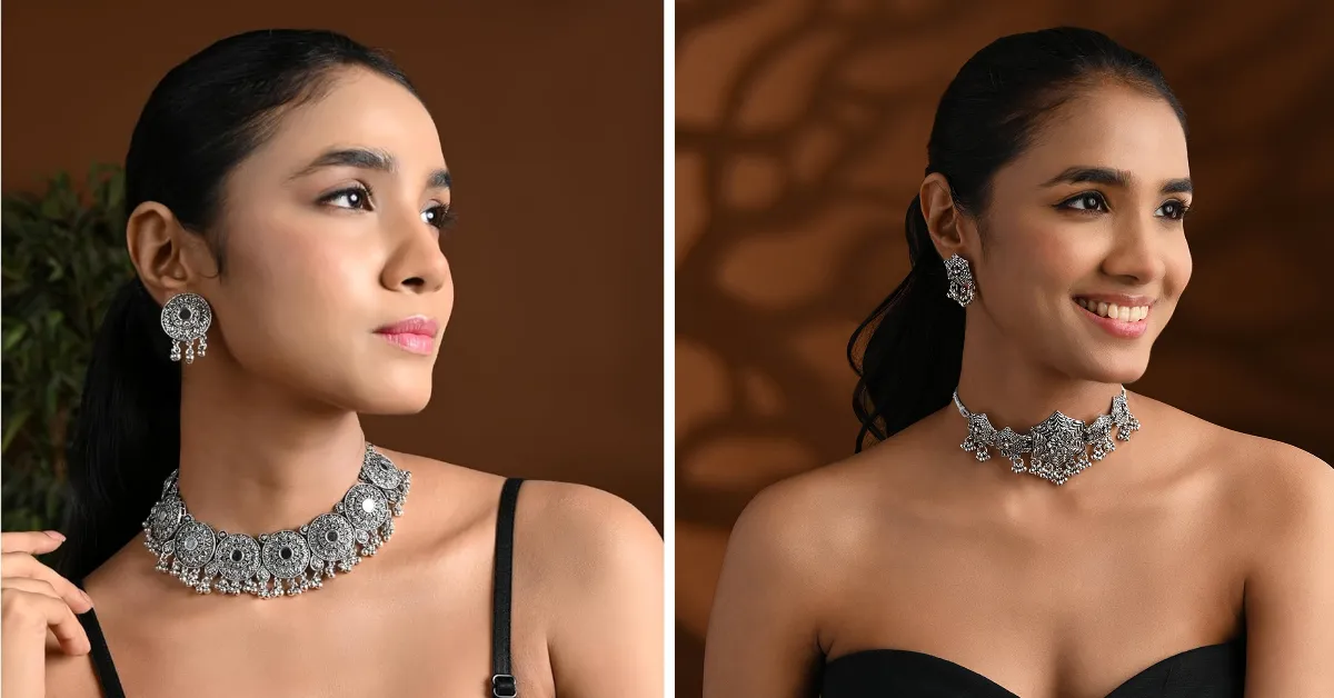 Oxidised Choker Designs