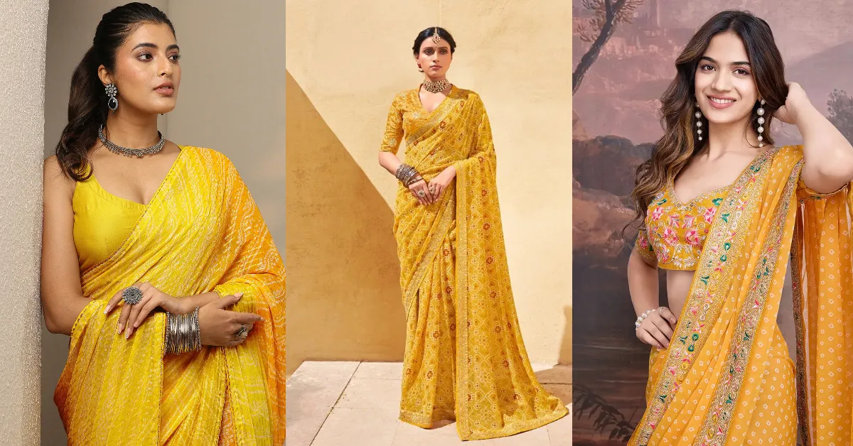 Rajasthani Bandhej Saree Designs( Source: Social Media)