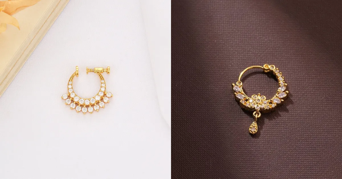 Gold Nose Ring Design