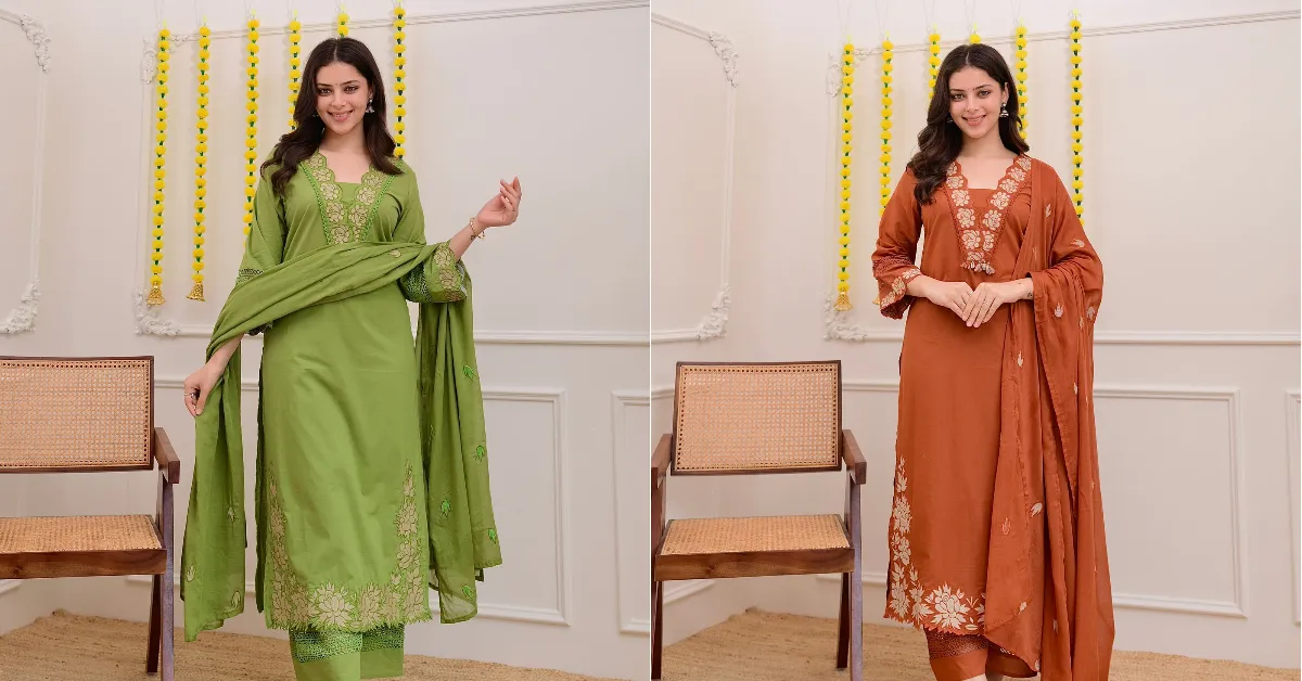 Latest Cotton Suit Design( Source: Social Media)