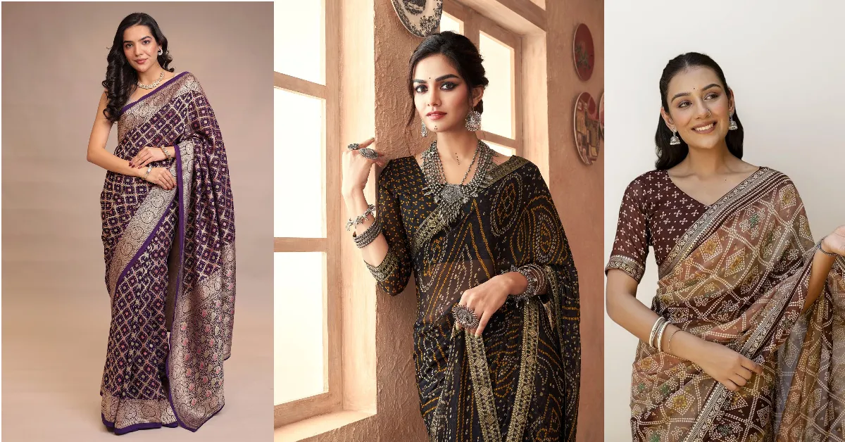 Rajasthani Bandhej Saree Designs( Source: Social Media)