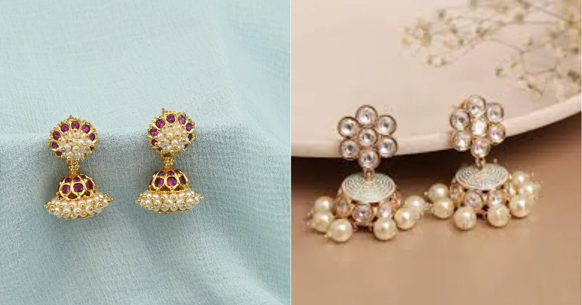 Office Wear Small Jhumka Designs( Source: Social Media)