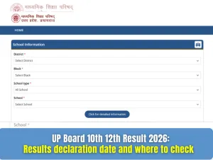 Website to Check UP Board Result 2026