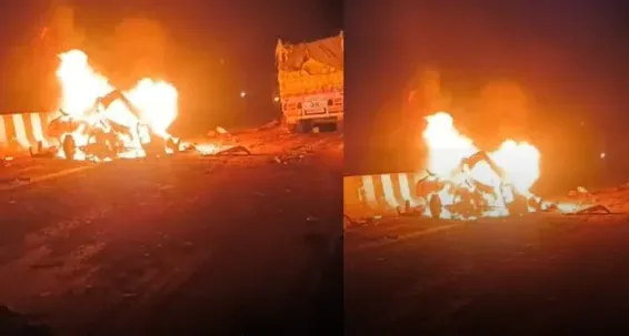 Mirzapur Road Accident