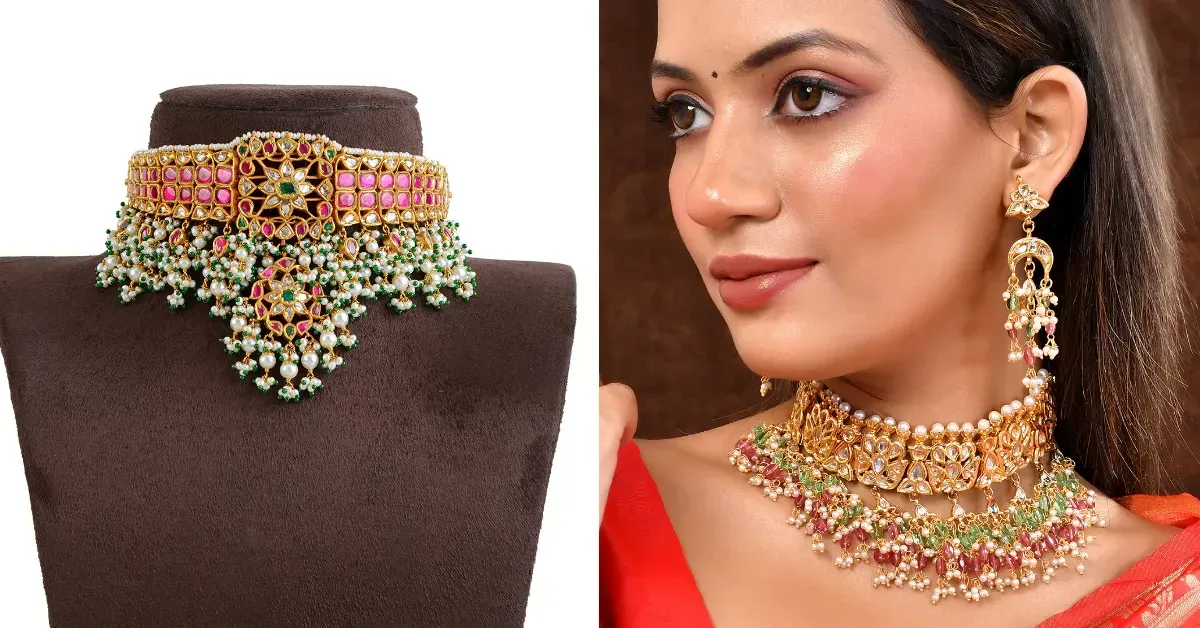 Gold Choker Necklace Design( Source: Social Media)