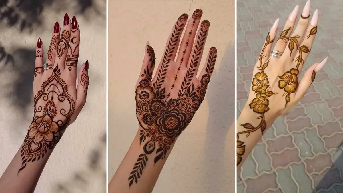Flower Mehndi Designs( Source: Social Media)