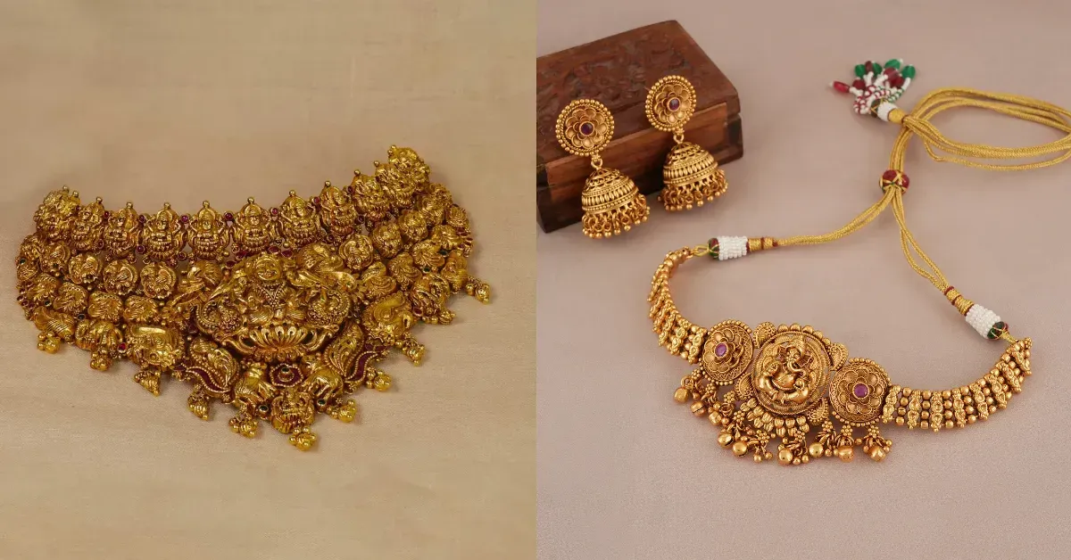 Gold Choker Necklace Design( Source: Social Media)