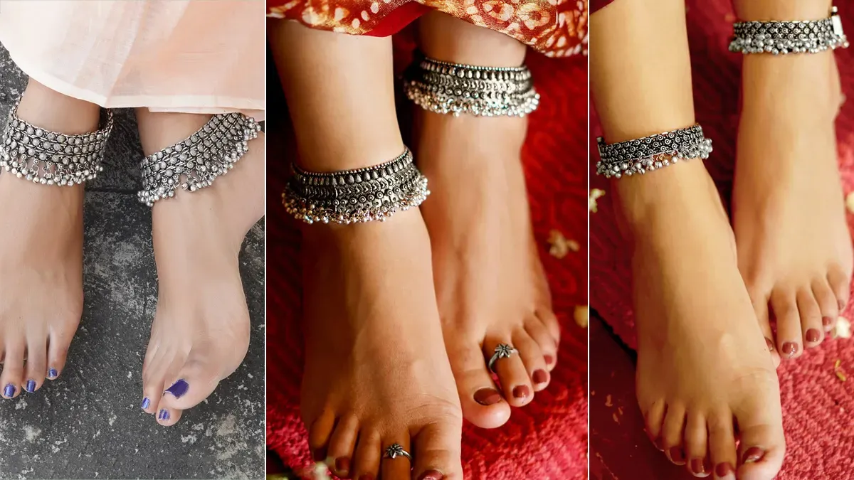 Silver Kashmiri Pajeb for Women(Source: Social Media)