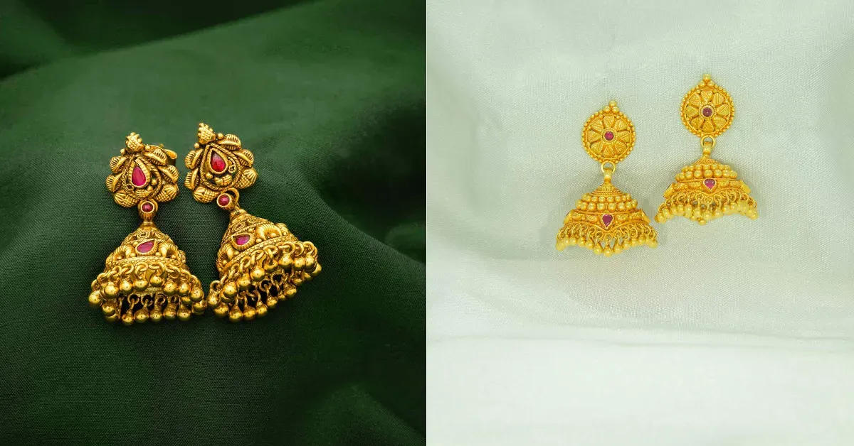 Office Wear Small Jhumka Designs